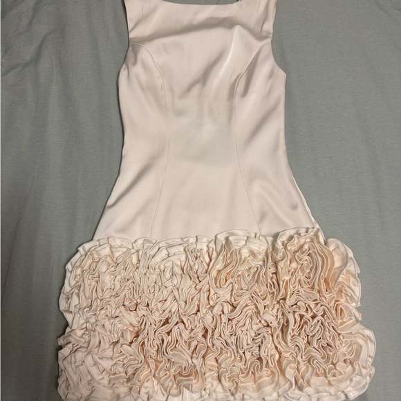 Oh Polly Dresses & Skirts - Oh Polly Cream Satin Dress
